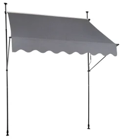 Klemm-Markise Amrum grau B/L: ca. 250x150 cm