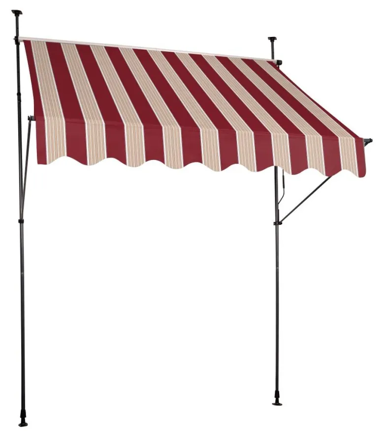 Klemm-Markise Amrum rot B/L: ca. 250x150 cm