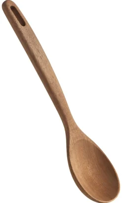 Kochlöffel braun Holz B/H/L: ca. 6,9x35,5x1,8 cm