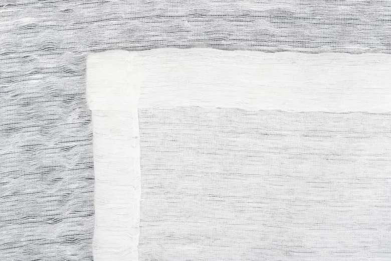 Kombivorhang 2er Pack Dot weiß B/L: ca. 135x245 cm