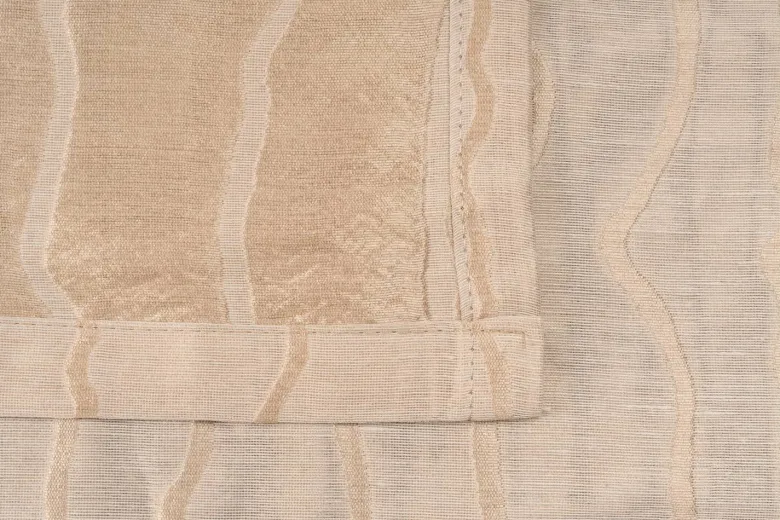 Kombivorhang 2er Pack Stream sand B/L: ca. 135x245 cm