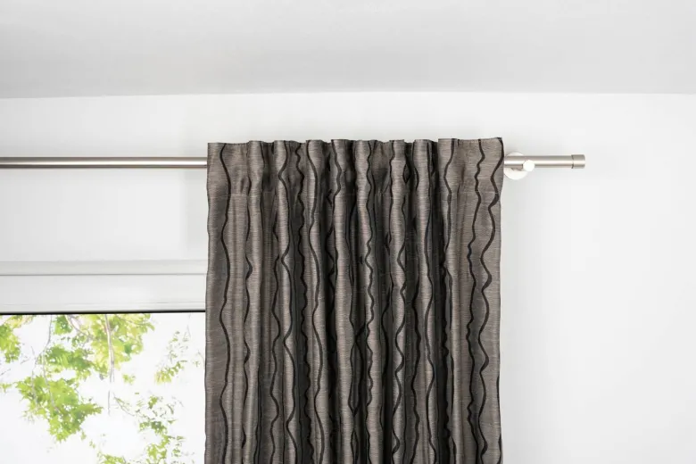 Kombivorhang 2er Pack Stream taupe B/L: ca. 135x245 cm