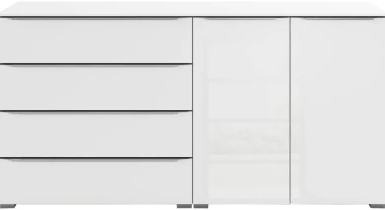 Kommode Aldono Deluxe Alpinweiß B/H/T: ca. 160x81x42 cm