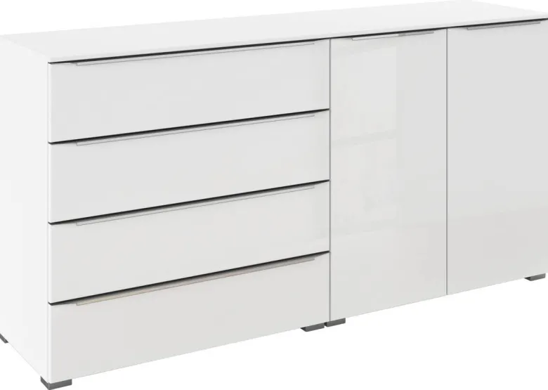 Kommode Aldono Deluxe Alpinweiß B/H/T: ca. 160x81x42 cm