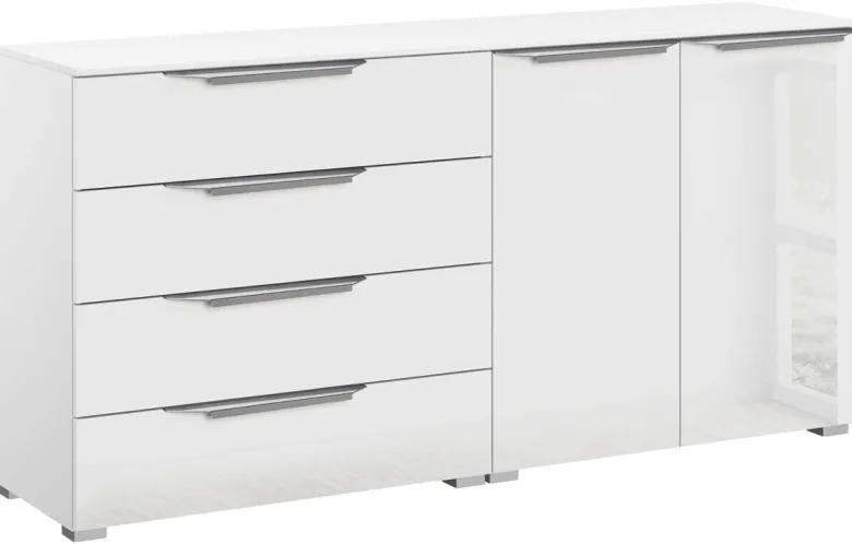 Kommode Aldono Deluxe Alpinweiß B/H/T: ca. 160x81x42 cm