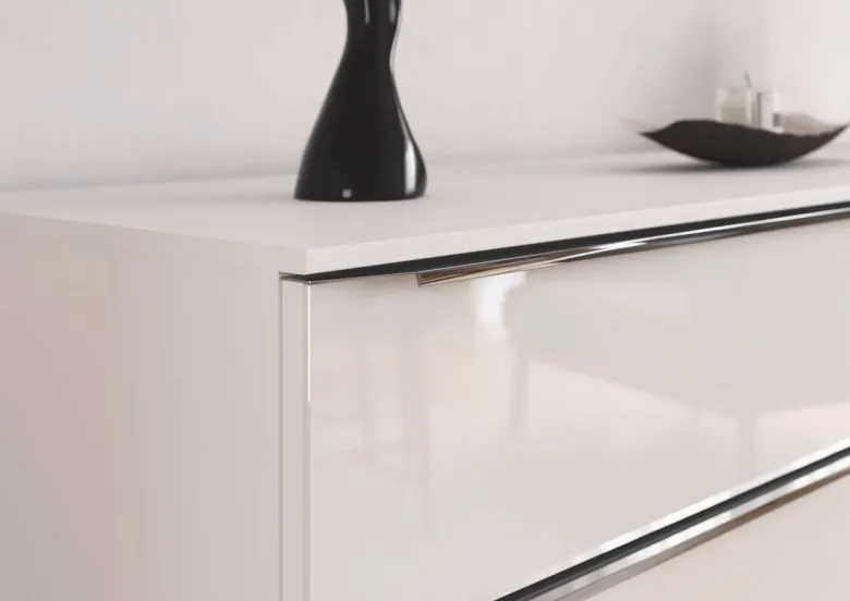 Kommode Aldono Deluxe Alpinweiß B/H/T: ca. 160x81x42 cm