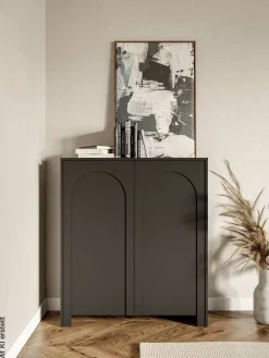 Kommode ARCO schwarz B/H/T: ca. 100x117x35 cm