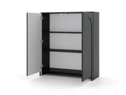 Kommode ARCO schwarz B/H/T: ca. 100x117x35 cm