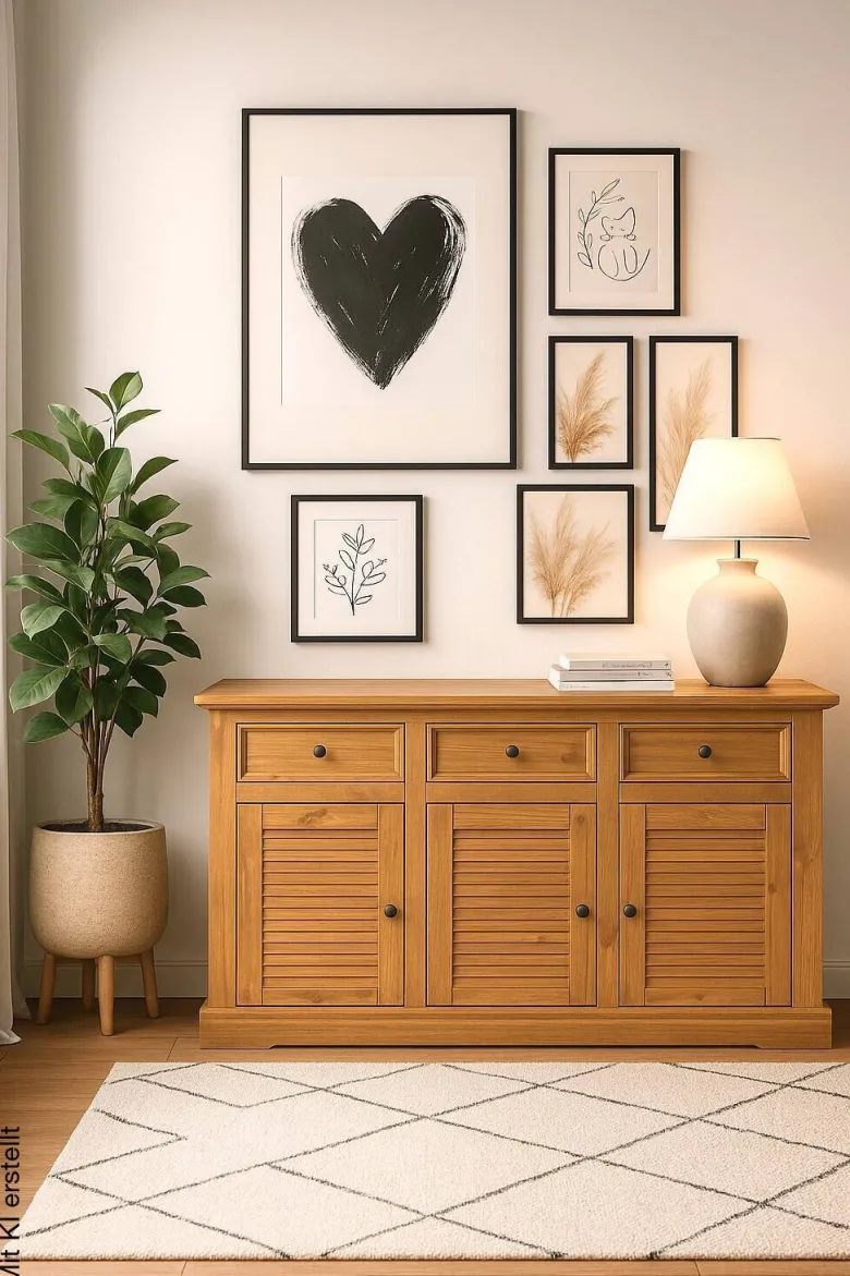 Kommode Breda honig B/H/T: ca. 154x89x42 cm