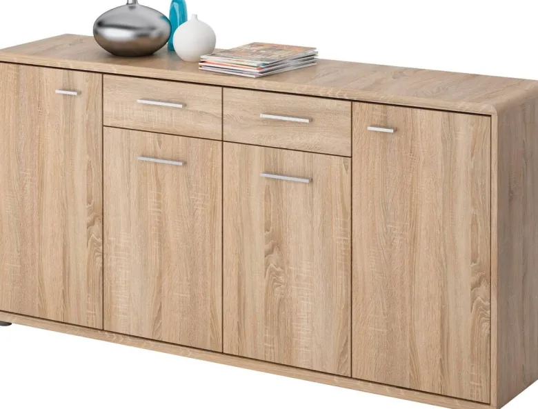 Kommode Fontana Eiche Sonoma Nachbildung B/H/T: ca. 174x87x40 cm