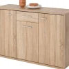 Kommode Fontana Eiche Sonoma Nachbildung B/H/T: ca. 132x87x40 cm