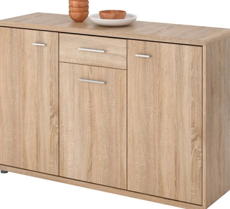 Kommode Fontana Eiche Sonoma Nachbildung B/H/T: ca. 132x87x40 cm