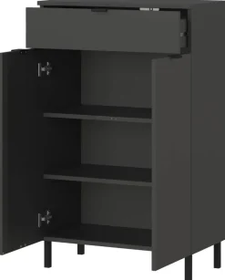 Kommode 1981-547 Graphit Optik B/H/T: ca. 60x97x34 cm