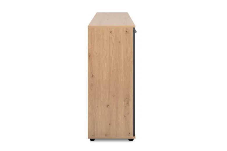 Kommode Kerry 01C Eiche Artisan Nachbildung anthrazit B/H/T: ca. 120x85x35 cm