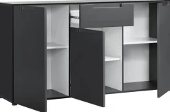 Kommode Mailand anthrazit B/H/T: ca. 146x79x40 cm