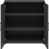 Kommode Multi-Stauraum Typ 24 anthrazit B/H/T: ca. 80x83x40 cm