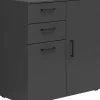 Kommode Multi-Stauraum Typ 26 anthrazit B/H/T: ca. 80x83x40 cm