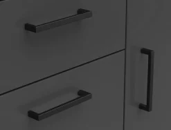 Kommode Multi-Stauraum Typ 26 anthrazit B/H/T: ca. 80x83x40 cm