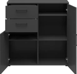 Kommode Multi-Stauraum Typ 26 anthrazit B/H/T: ca. 80x83x40 cm