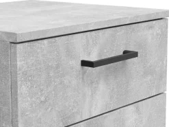 Kommode Multi-Stauraum Typ 14 Beton Optik B/H/T: ca. 45x83x40 cm