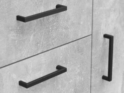 Kommode Multi-Stauraum Typ 26 Beton Optik B/H/T: ca. 80x83x40 cm