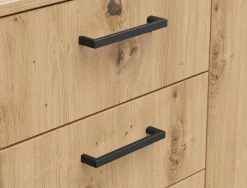 Kommode Multi-Stauraum Typ 28 Eiche Artisan Nachbildung B/H/T: ca. 120x83x40 cm