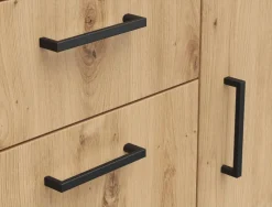 Kommode Multi-Stauraum Typ 26 Eiche Artisan Nachbildung B/H/T: ca. 80x83x40 cm