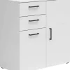 Kommode Multi-Stauraum Typ 26 weiß B/H/T: ca. 80x83x40 cm