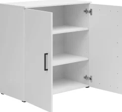 Kommode Multi-Stauraum Typ 24 weiß B/H/T: ca. 80x83x40 cm