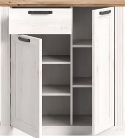 Kommode Panto Pinie Nachbildung Eiche Nelson Nachbildung B/H/T: ca. 98x103x40 cm
