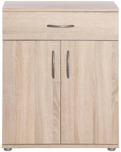 Kommode Peggy 2 Eiche Sonoma Nachbildung B/H/T: ca. 57x69x29 cm