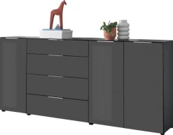 Kommode Santorin anthrazit B/H/T: ca. 226x99x40 cm