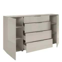 Kommode Santorin Kaschmir Chrom B/H/T: ca. 180x99x40 cm