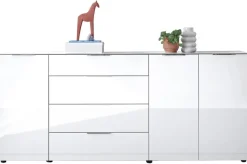 Kommode Santorin weiß B/H/T: ca. 226x99x40 cm