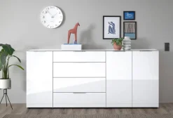 Kommode Santorin weiß B/H/T: ca. 226x99x40 cm