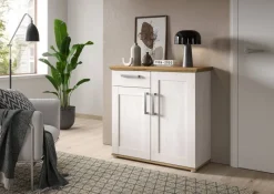Kommode Verona Sibiu Lärche Nachbildung Eiche Artisan Nachbildung B/H/T: ca. 95x92x39 cm