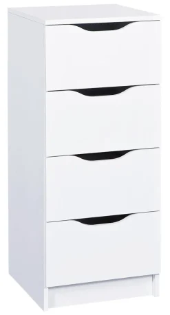 Kommode WESTPHALEN weiß B/H/T: ca. 41x89x41 cm