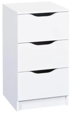 Kommode WESTPHALEN weiß B/H/T: ca. 41x71x40 cm