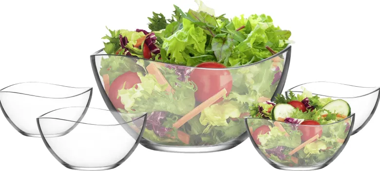 Kompottsatzset klar Glas