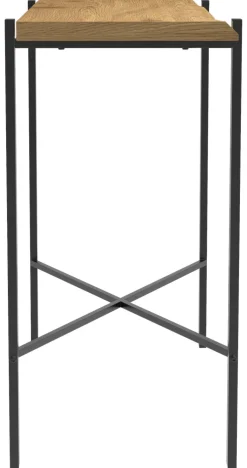 Konsole Almira Eiche Nachbildung schwarz B/H/T: ca. 90x75x38 cm