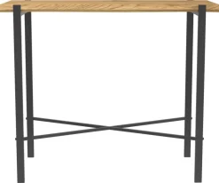 Konsole Almira Eiche Nachbildung schwarz B/H/T: ca. 90x75x38 cm