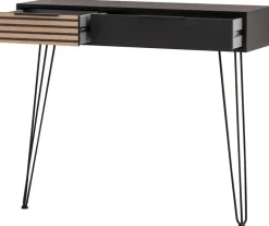 Konsolentisch Hank schwarz matt B/H/T: ca. 103,7x88,4x32,05 cm