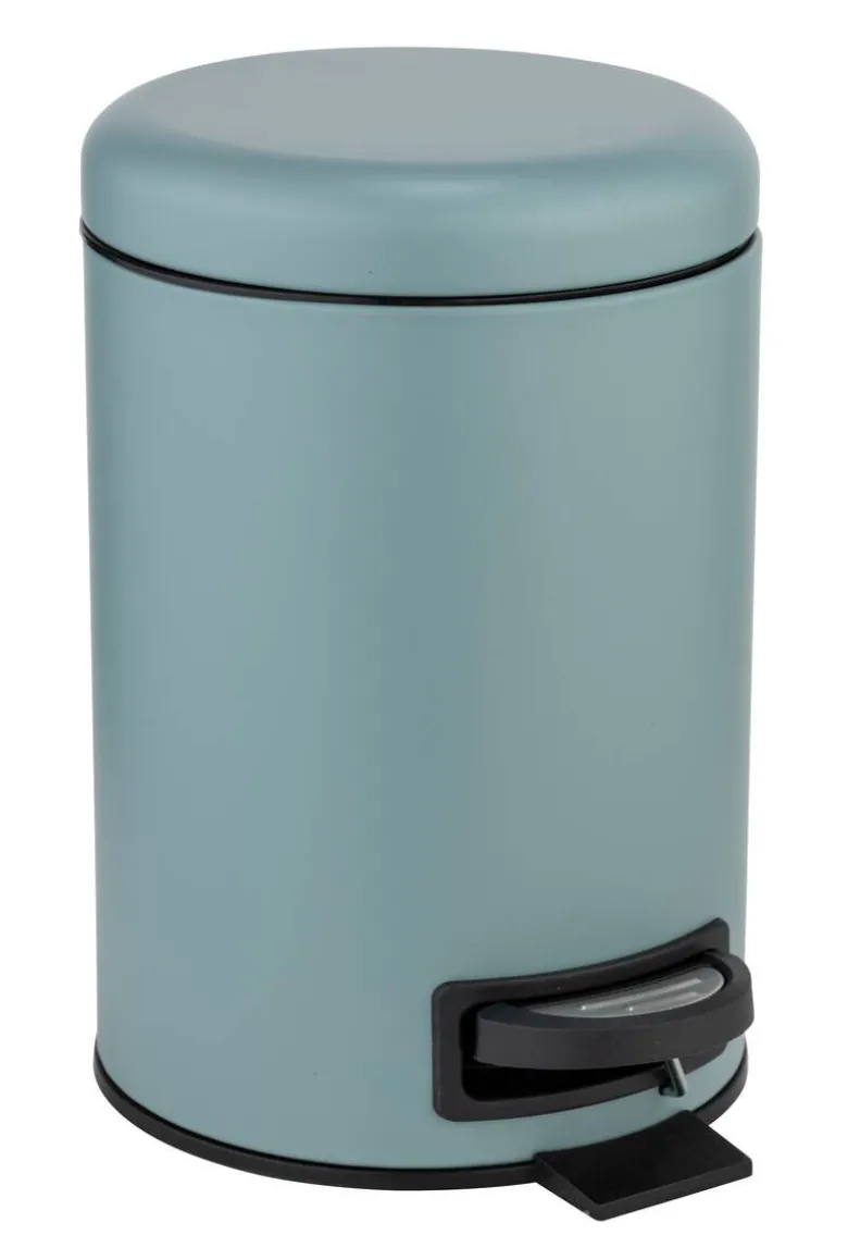 Kosmetikeimer blaugrau Edelstahl ca. 3 l