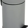 Kosmetikeimer grau Edelstahl ca. 2,6 l