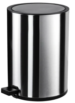 Kosmetikeimer silber Edelstahl H/D: ca. 26x19 cm ca. 3 l