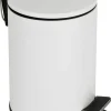 Kosmetikeimer weiß Edelstahl ca. 2,6 l