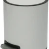 Kosmetikeimer weiß Metall ca. 3 l