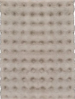 Kunstfell Big Bubble taupe B/L: ca. 80x150 cm