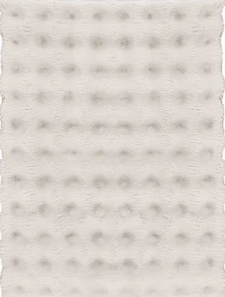 Kunstfell Big Bubble wollweiß B/L: ca. 80x150 cm