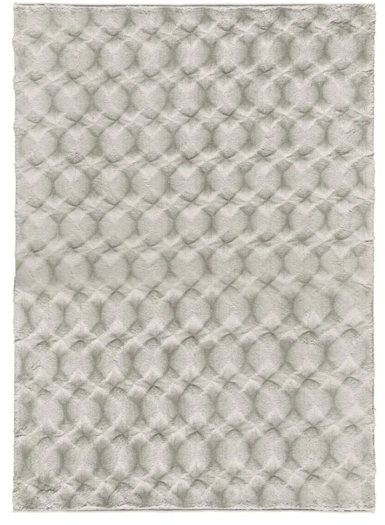 Kunstfell Diamond silber B/L: ca. 80x150 cm